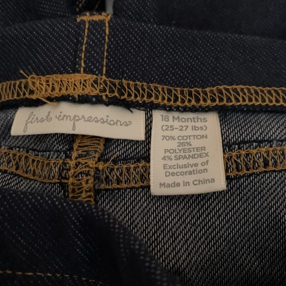 Baby Jeggings Dark Wash 18 months - Picture 2 of 7